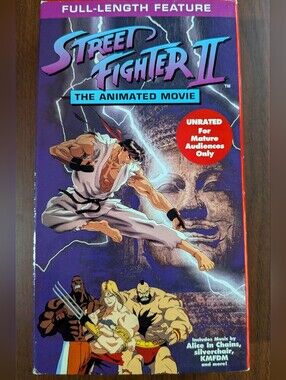 Street Fighter II The Animated Movie VHS - 1994